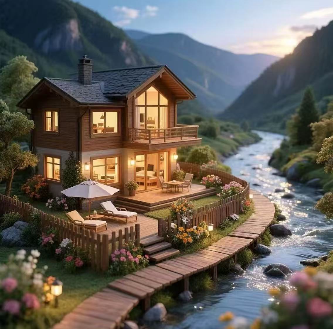 木屋別墅，酒店，度假屋